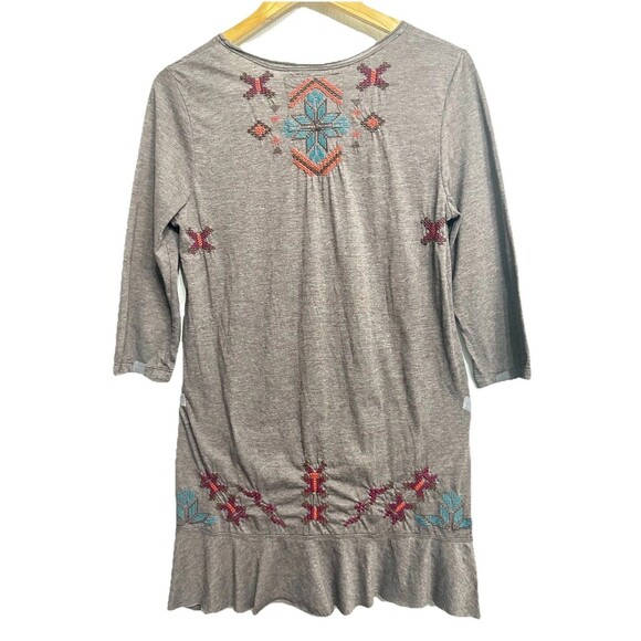 Johnny‎ Was JWLA Joy Love Light Sz M Women Aztec Embroidered Tunic Boho Western - Picture 2 of 6